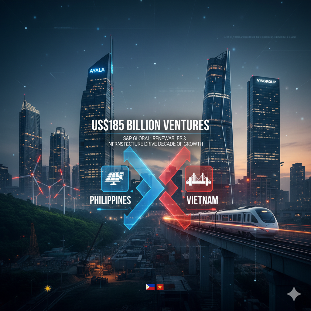 Southeast Asian Titans Unveil US$185 Billion Decade-Long Investment Spree